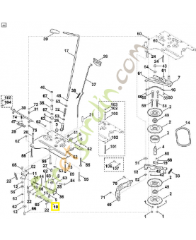 Coussinet sphérique b13 9666-003-7023. Pièce de rechange Sithl / Vicking