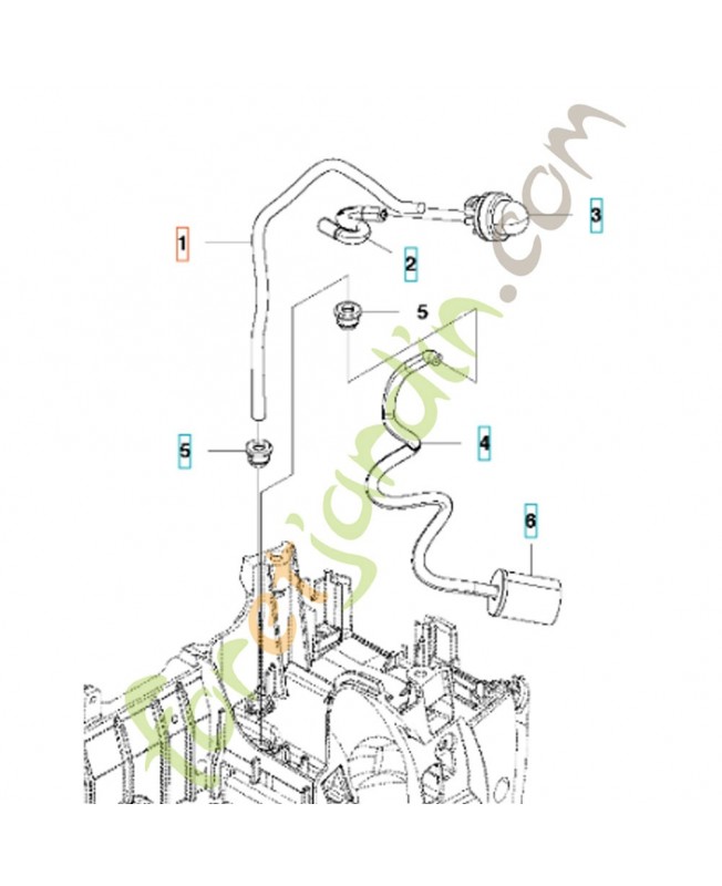 durite d'essence 537042405
