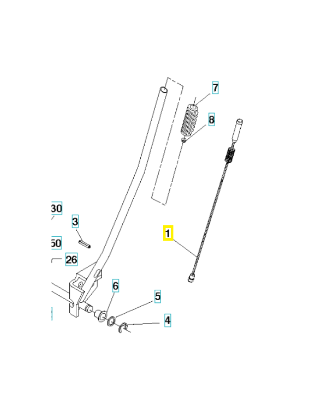 plongeur 532405007. Pièce de rechange Husqvarna