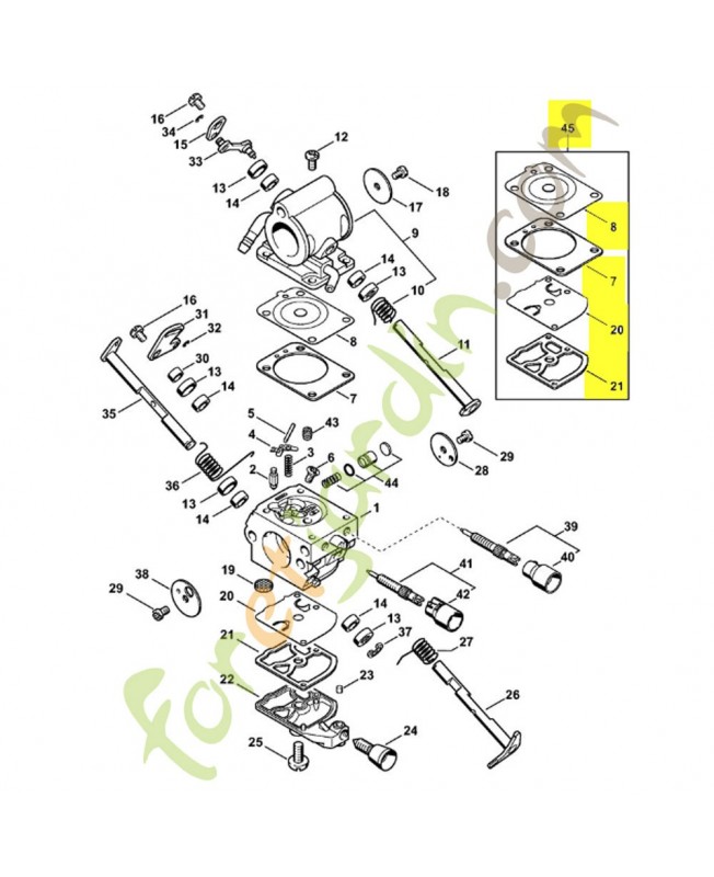 Jeu de joints carburateur 4238-007-1060