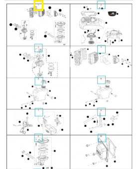 Jeu de joints 579820202. Pièce détachée Husqvarna
