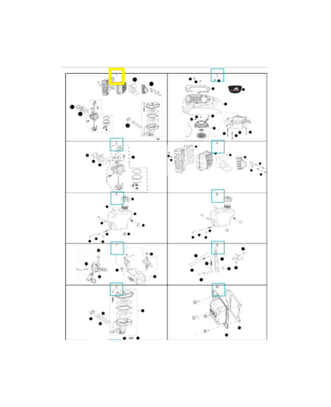 Jeu de joints 579820202. Pièce détachée Husqvarna