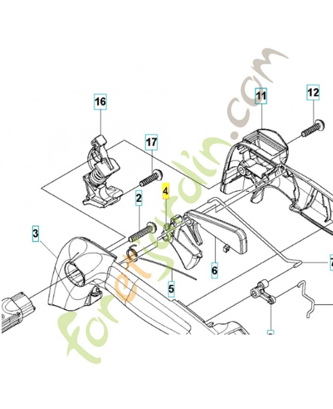 cable des gaz 587878301