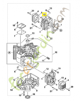 Anneau de joint 0001-992-5506. Pièce de rechange Sithl / Vicking