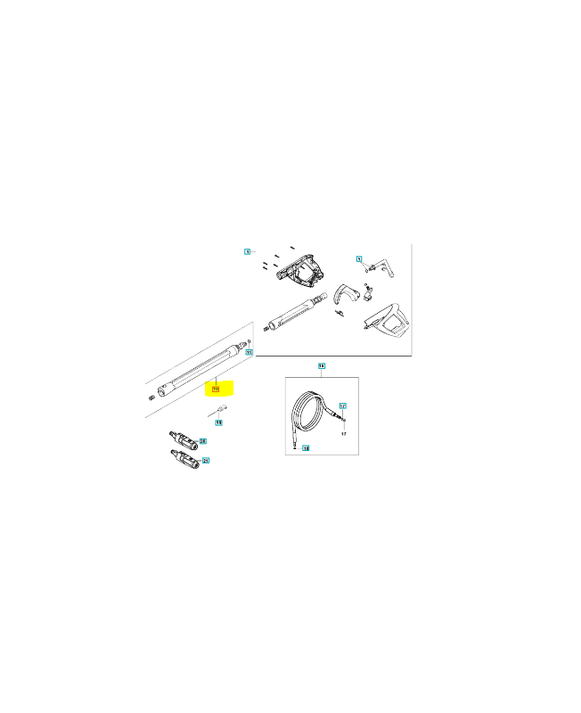 Tube g5 nozzle tube- dark grey