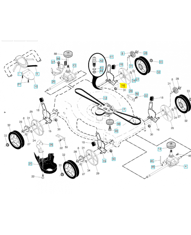 Vis de réglage husqvarna ref. 581497907