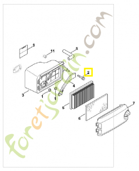 Vis 0002-951-9702. Pièce de rechange Sithl / Vicking