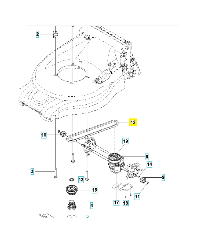 courroie 589324602. Pièce détachée Husqvarna courroie 589324602. Pièce détachée Husqvarna