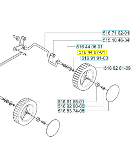 Rondelle 516440701. Pièce de rechange Husqvarna