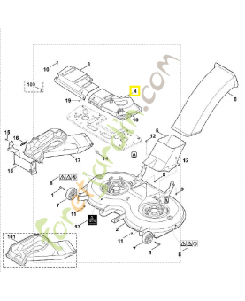 Capot protecteur 6170-706-0856. Pièce détachée Stihl / Vicking