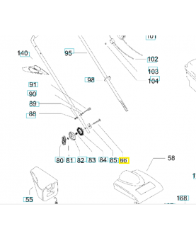 Vis 531211480. Pièce de rechange Husqvarna