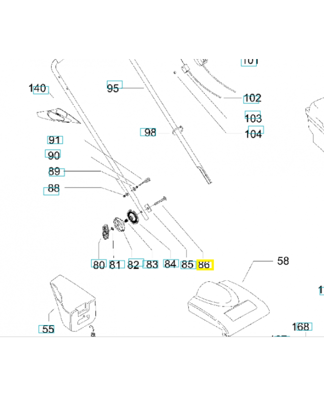 Vis 531211480. Pièce de rechange Husqvarna
