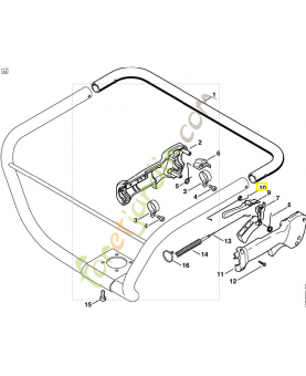 Ressort coude 4137-182-4502. Pièce de rechange Sithl / Vicking