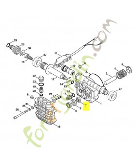 Jeu de 3 bagues etanches 4755-709-2100