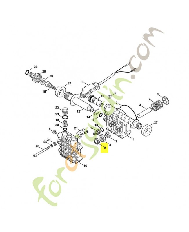 Jeu 3 coupelles haute pression 4755-709-0300