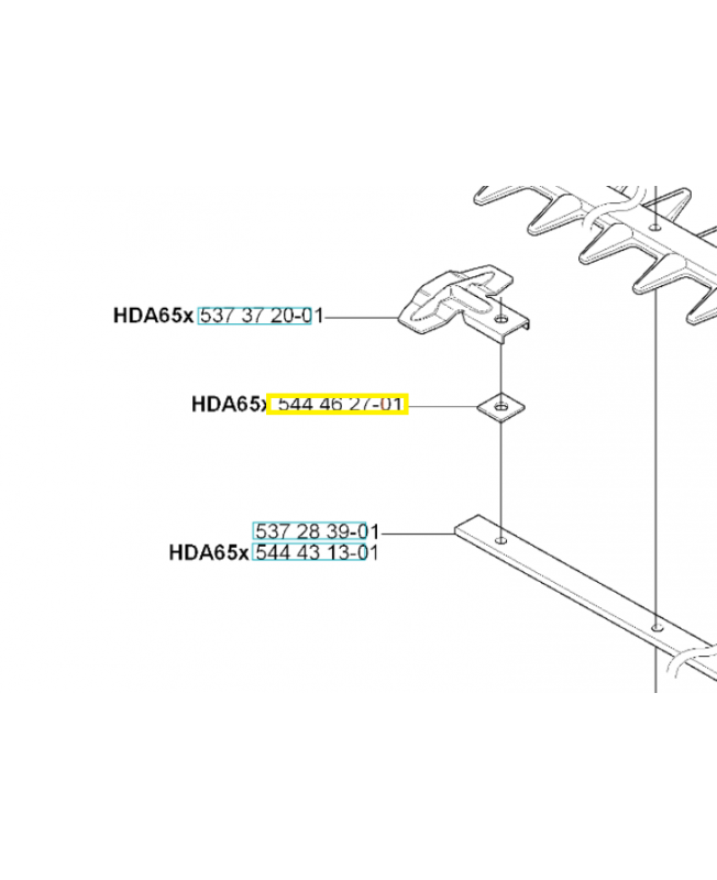 rondelle 544462701. Pièce de rechange Husqvarna rondelle 544462701. Pièce de rechange Husqvarna