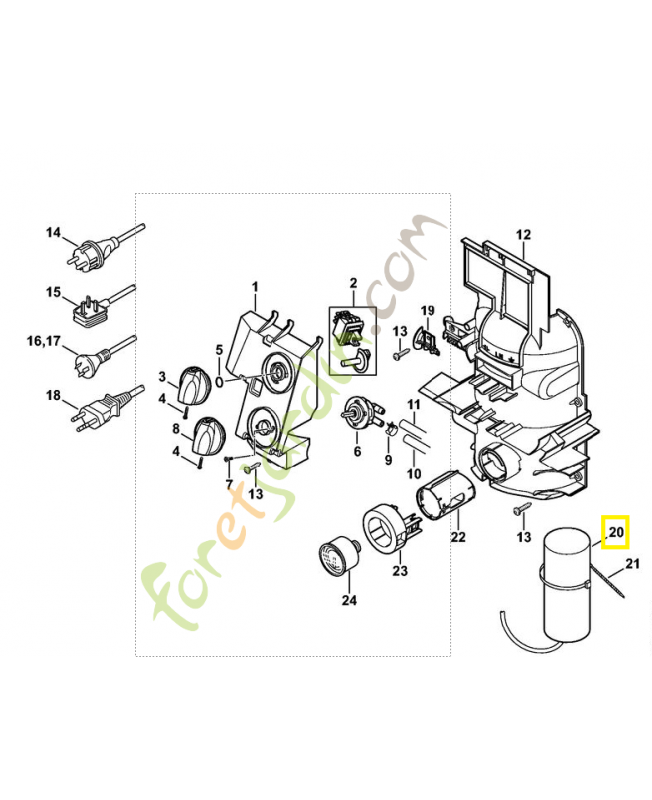 Condensateur 50uf 450v 4768-605-1000. Pièce détachée Stihl / Vicking Condensateur 50uf 450v 4768-605-1000. Pièce détachée Stihl / Vicking