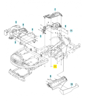 Vis 502435301. Pièce de rechange Husqvarna