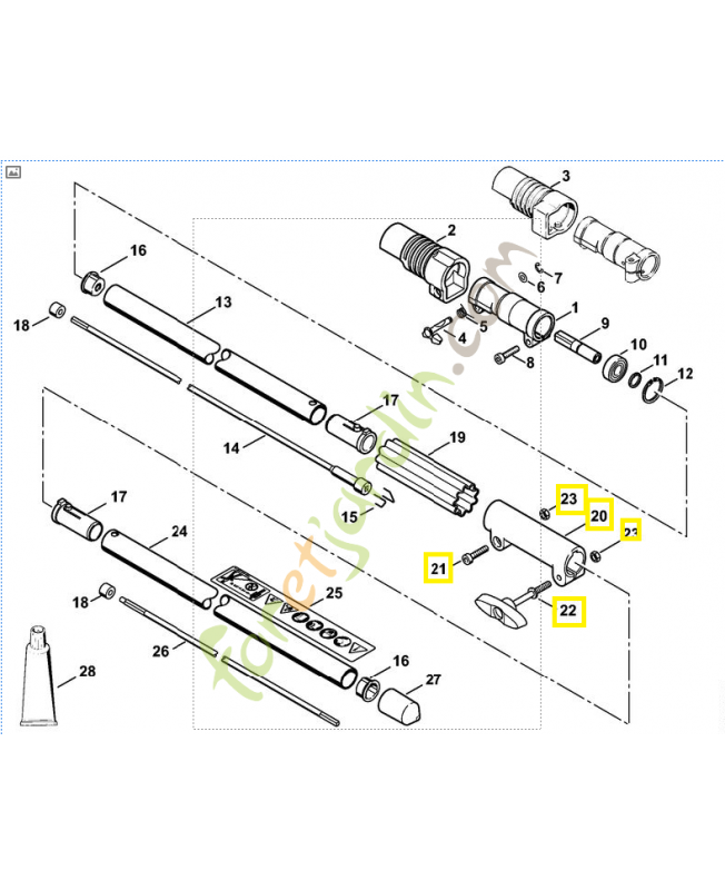 Manchon accouplement 4140-160-0700. Pièce de rechange Sithl / Vicking