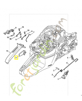Levier d’arrêt 1142-182-0800. Pièce détachée Stihl / Vicking