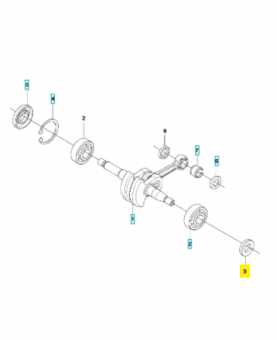 Joint 522639101. Pièce de rechange Husqvarna