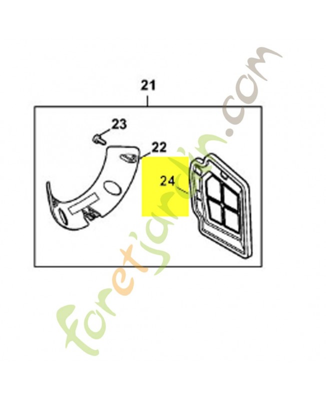 Filtre a air 4148-140-4400 Filtre a air 4148-140-4400