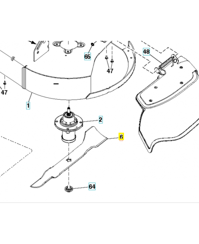 Couteau 592769702. Pièce détachée Husqvarna Couteau 592769702. Pièce détachée Husqvarna