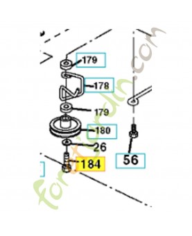 Vis 596564005. Pièce de rechange Husqvarna 