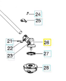 renvoi d angle 530096295. Pièce de rechange Husqvarna