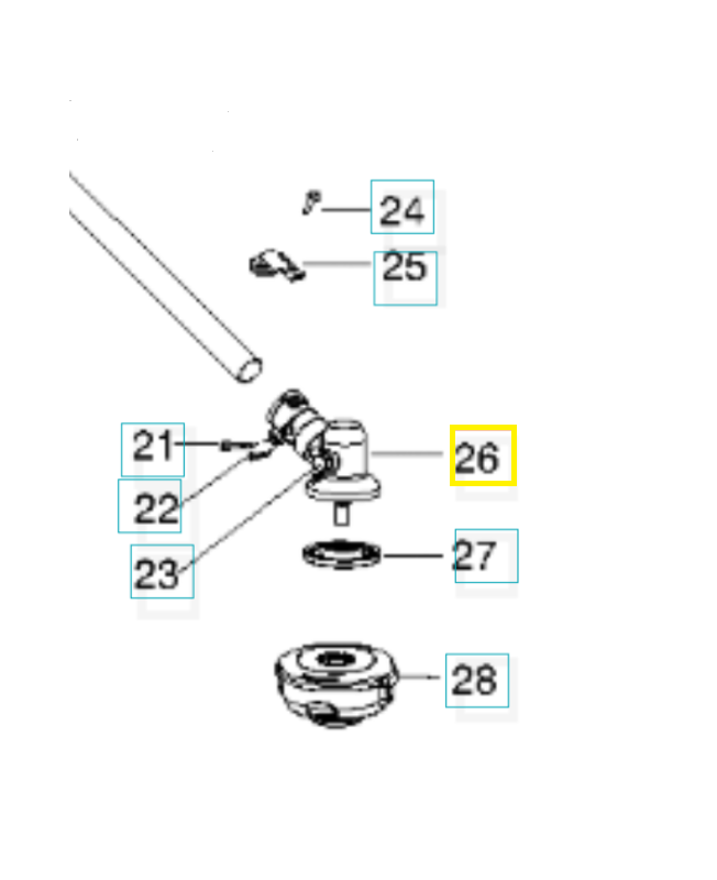 renvoi d angle 530096295. Pièce de rechange Husqvarna
