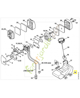 Pièce intercalaire 4137-352-8105. Pièce de rechange Sithl / Vicking