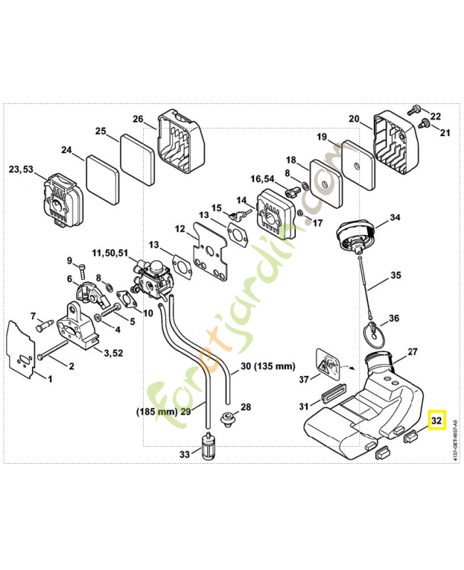 Pièce intercalaire 4137-352-8105. Pièce de rechange Sithl / Vicking Pièce intercalaire 4137-352-8105. Pièce de rechange Sithl / Vicking