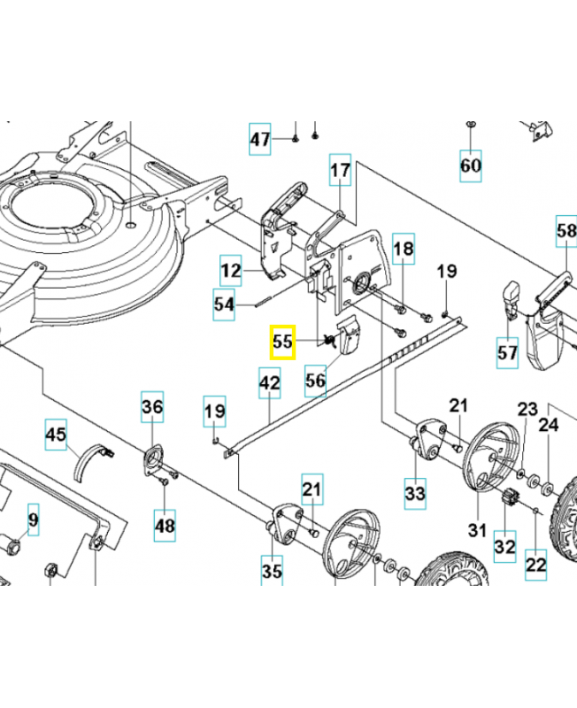 Ressort 505130901. Pièce de rechange Husqvarna