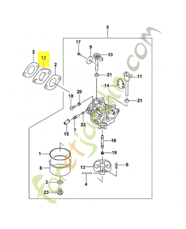 Bride intermediaire 0001-121-1601