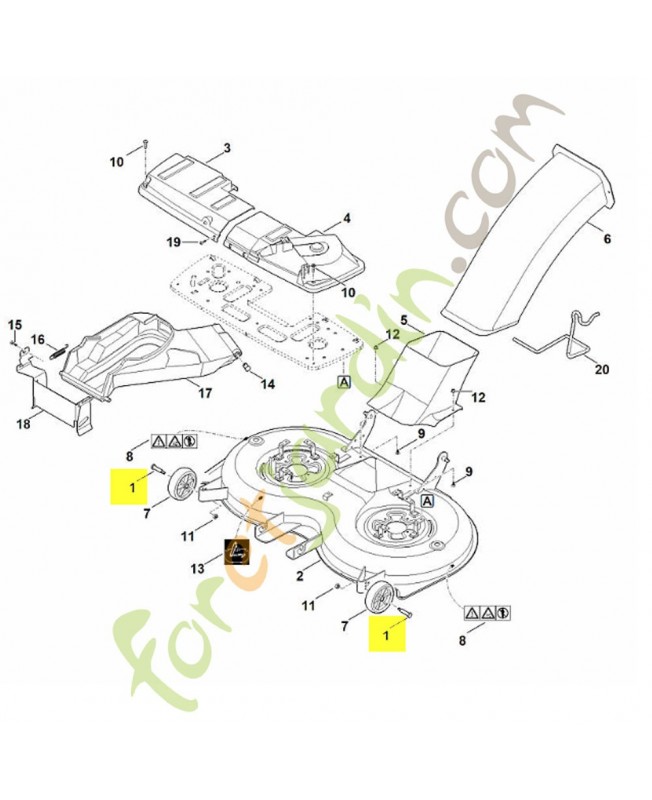 Boulon de roue 6170-763-3100