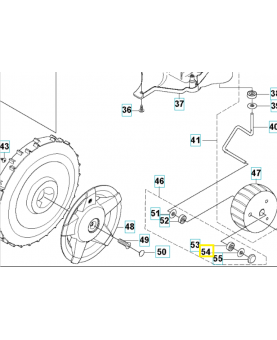 Rondelle 535087803. Pièce de rechange Husqvarna