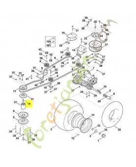 Clavette parallele 13/4 p