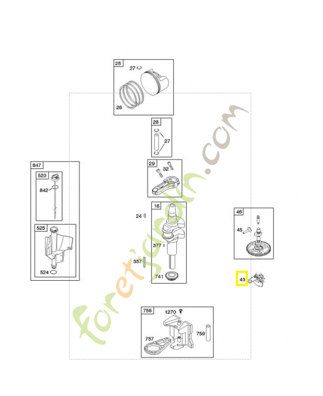 691968 Déflecteur - d'huile /régulateur 0003-000-1016