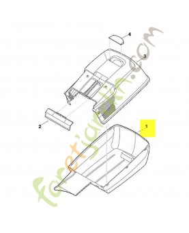 Partie inferieure du bac