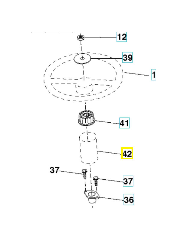 Capuchon 532441425. Pièce de rechange Husqvarna Capuchon 532441425. Pièce de rechange Husqvarna