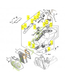 Capot moteur complet
