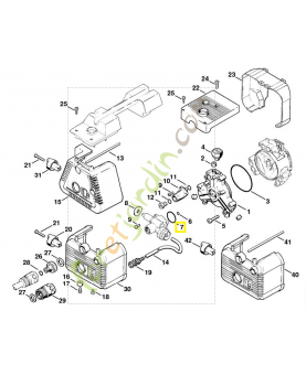 Anneau joint 44x2 9645-945-8073. Pièce de rechange Sithl / Vicking