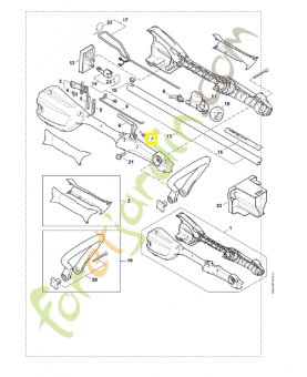 ressort coude 0000-998-0409. Pièce détachée Stihl / Vicking
