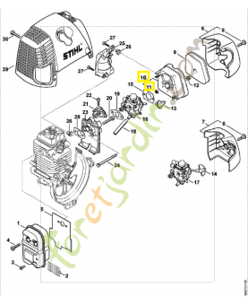 Boitier de filtre 4180-140-2804. Pièce de rechange Sithl / Vicking