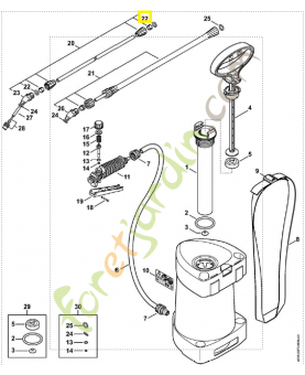 Joint 9645-944-7478. Pièce détachée Stihl / Vicking