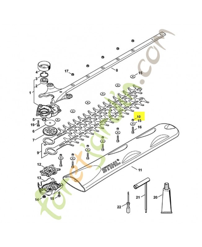 Douille 4,4 mm 4242-641-4900. Pièce de rechange Sithl / Vicking