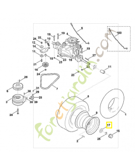 Rondelle 4,2 6170-763-0910. Pièce de rechange Sithl / Vicking