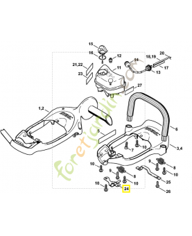 Butée 4237-792-9400. Pièce de rechange Sithl / Vicking