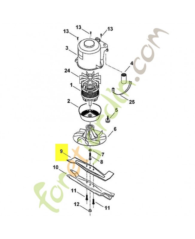 Lame 38cm/me/mb400 6118-702-0100