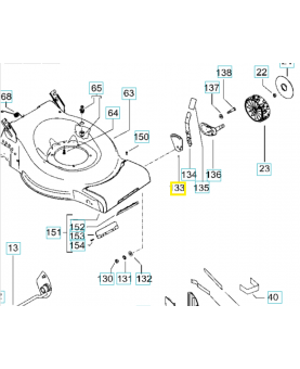 Kit 574413209. Pièce de rechange Husqvarna